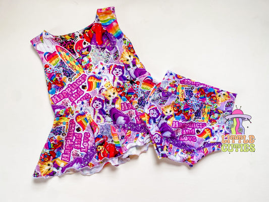 LF Collage - Melanie Peplum + Bummies