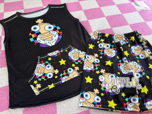 TADC King - Baggy Tank + Boy Shorts Set
