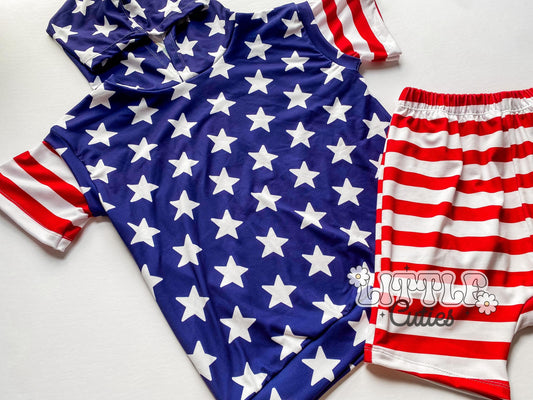 Patriotic Slouchy Saturday Set
