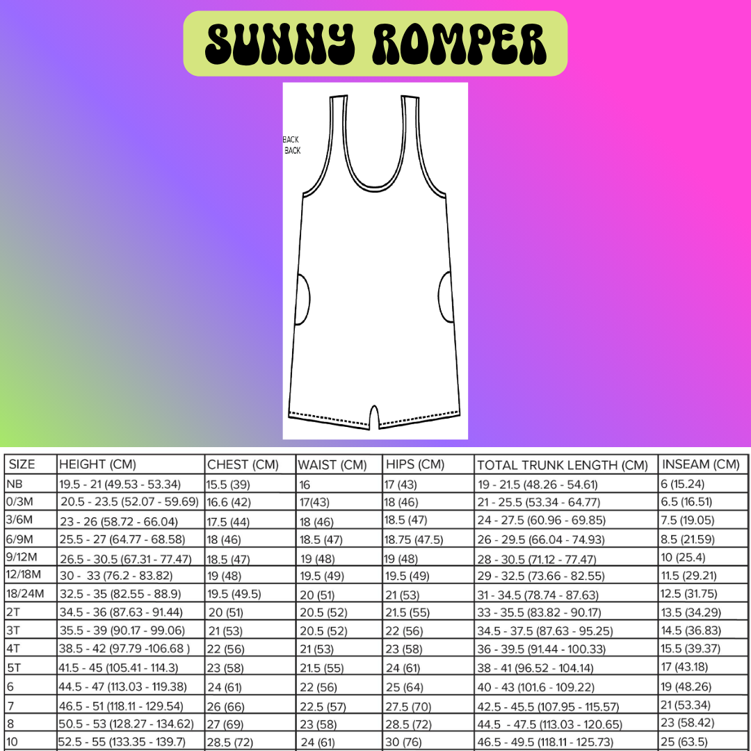 Boho Palms - Sunny Romper