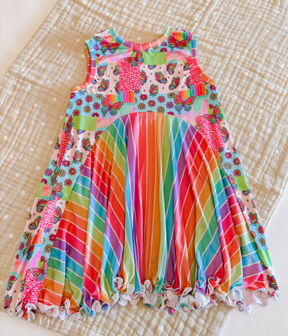 Butterfly Rainbow - Auden Dress