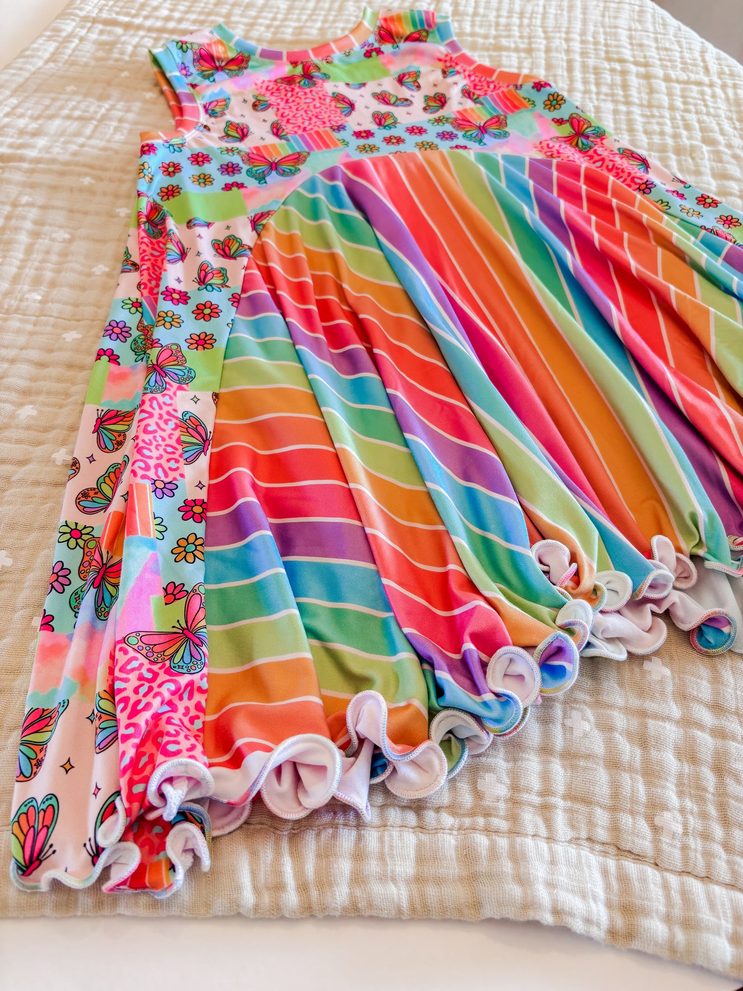 Butterfly Rainbow - Auden Dress