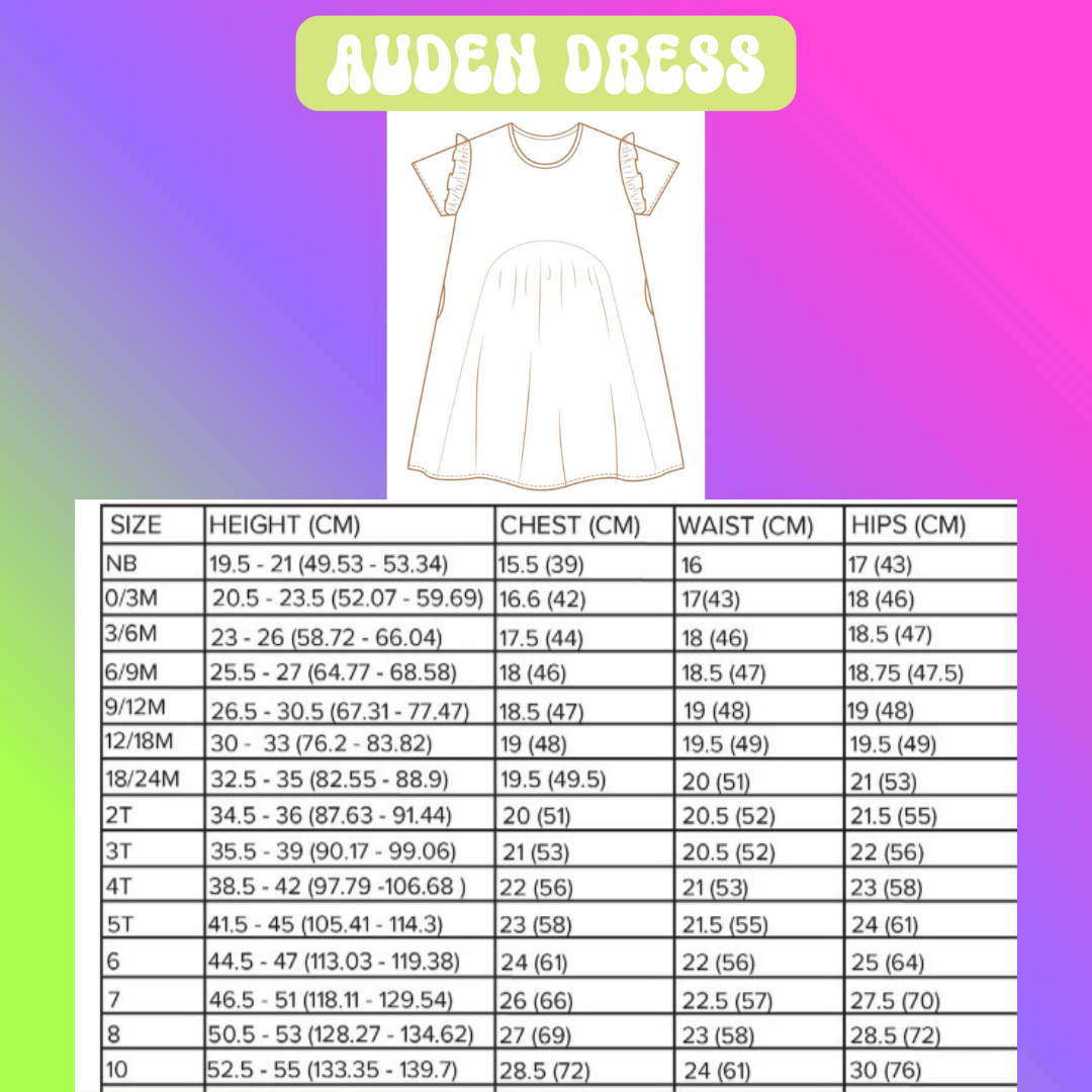 Butterfly Rainbow - Auden Dress