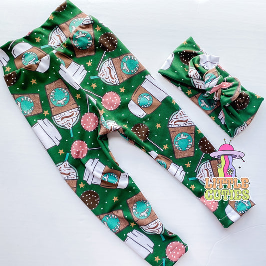 SB Coffee - Leggings + Headwrap