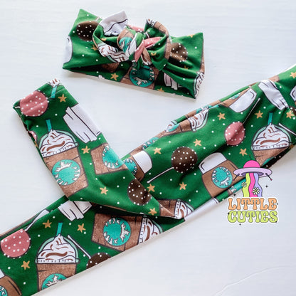 SB Coffee - Leggings + Headwrap