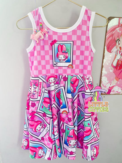 Pink Bunny - Panel Dress