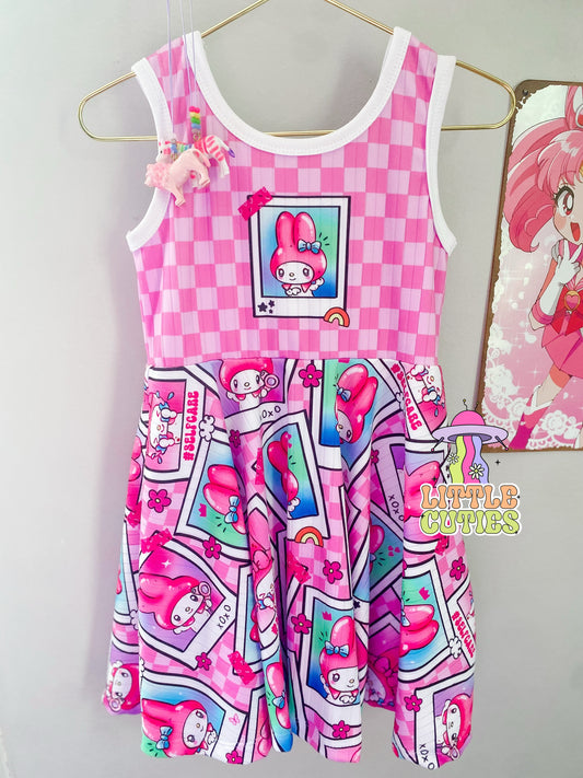 Pink Bunny - Panel Dress