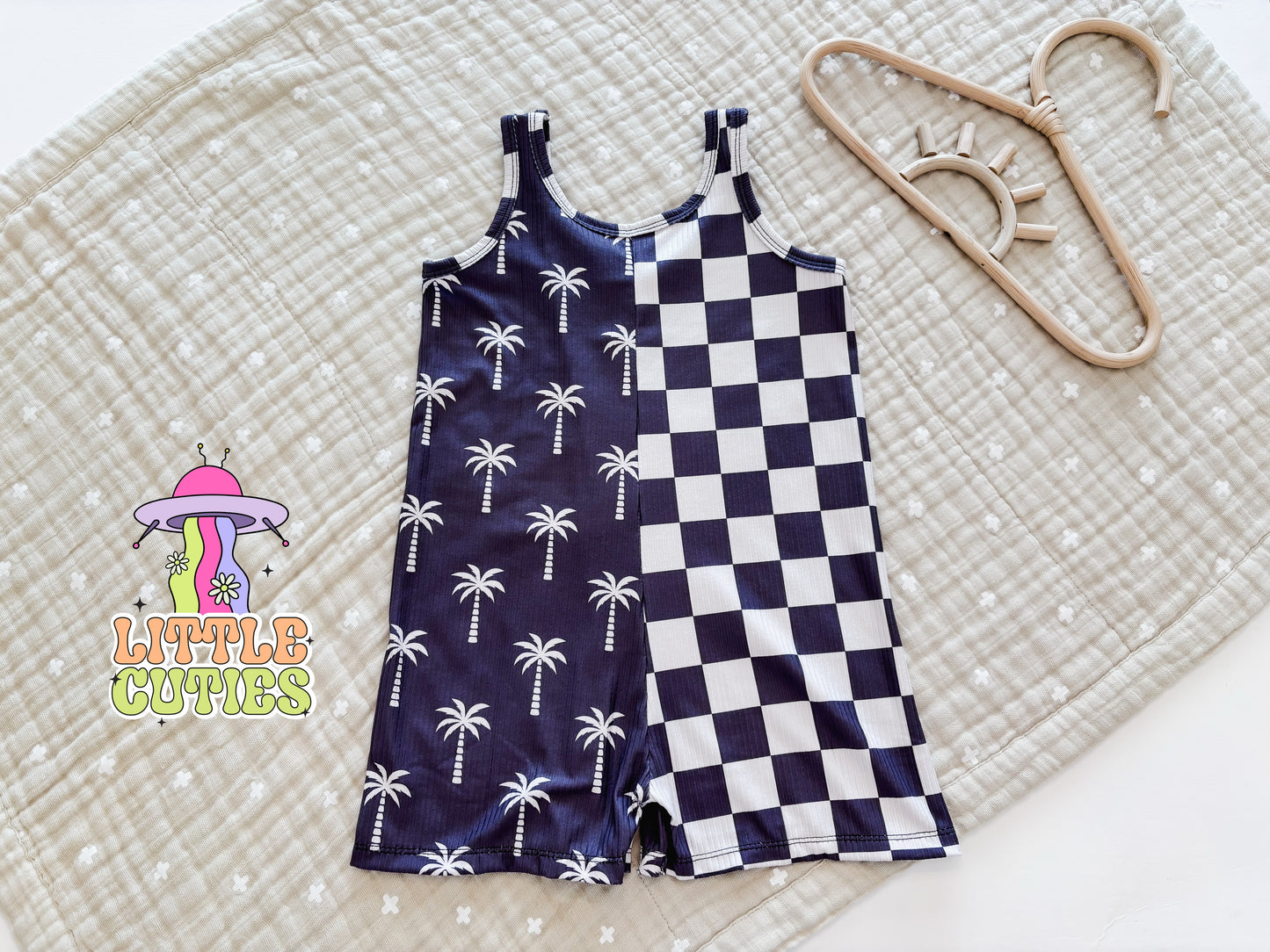 Colorblock Palms - Sunny Romper
