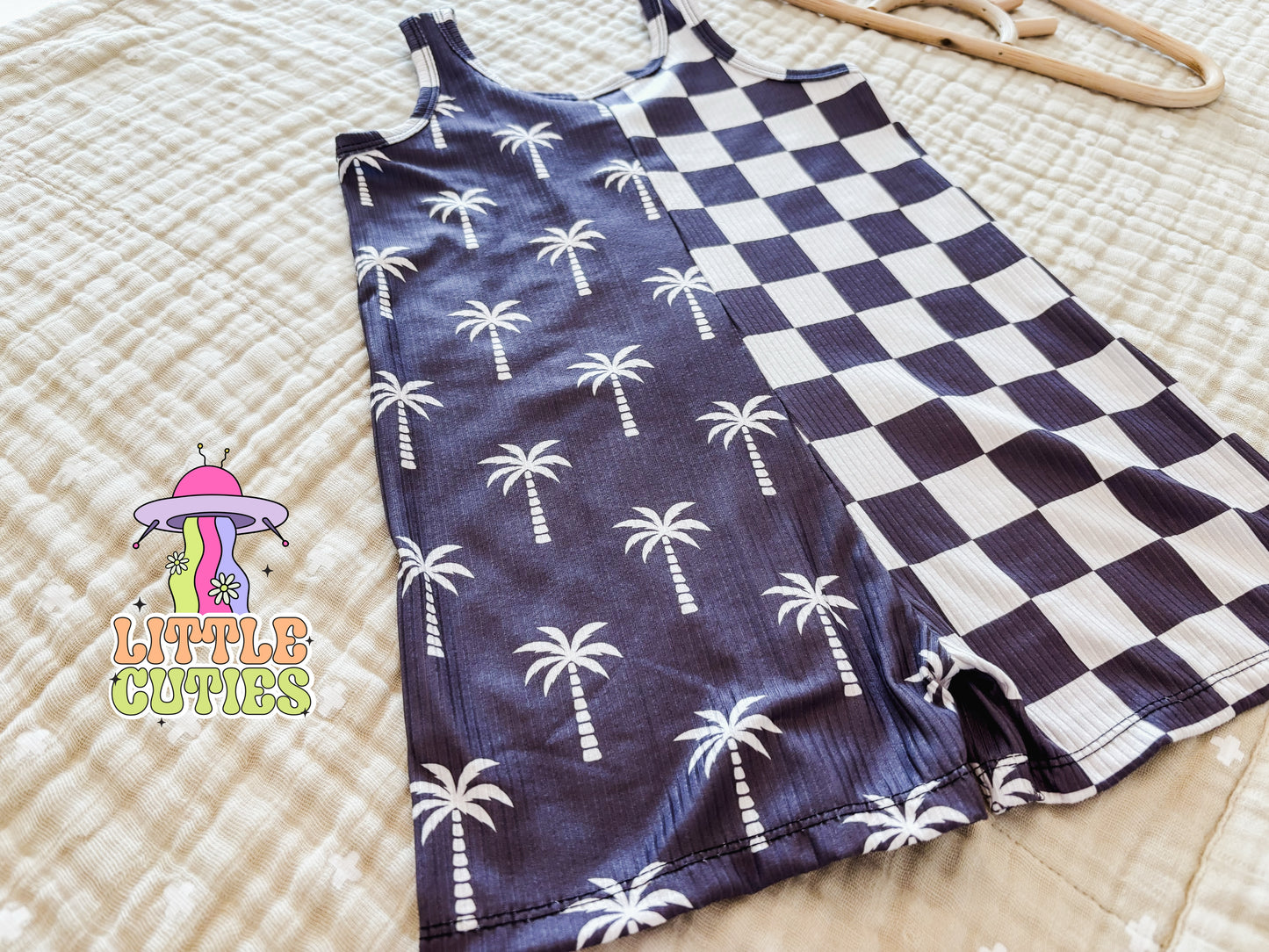 Colorblock Palms - Sunny Romper