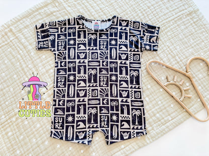 Surf - Indigo Romper