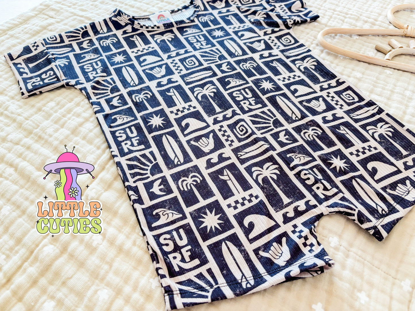 Surf - Indigo Romper