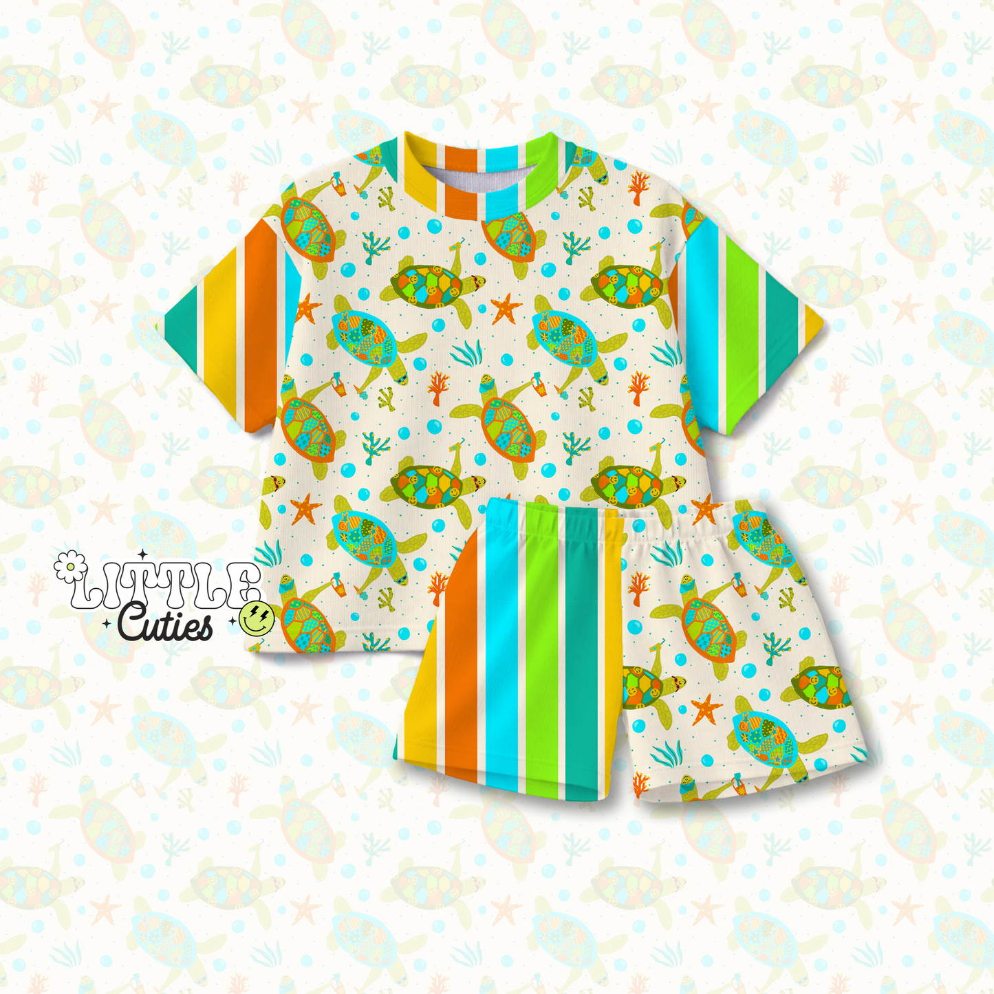 Green Turtles - Comfy Set