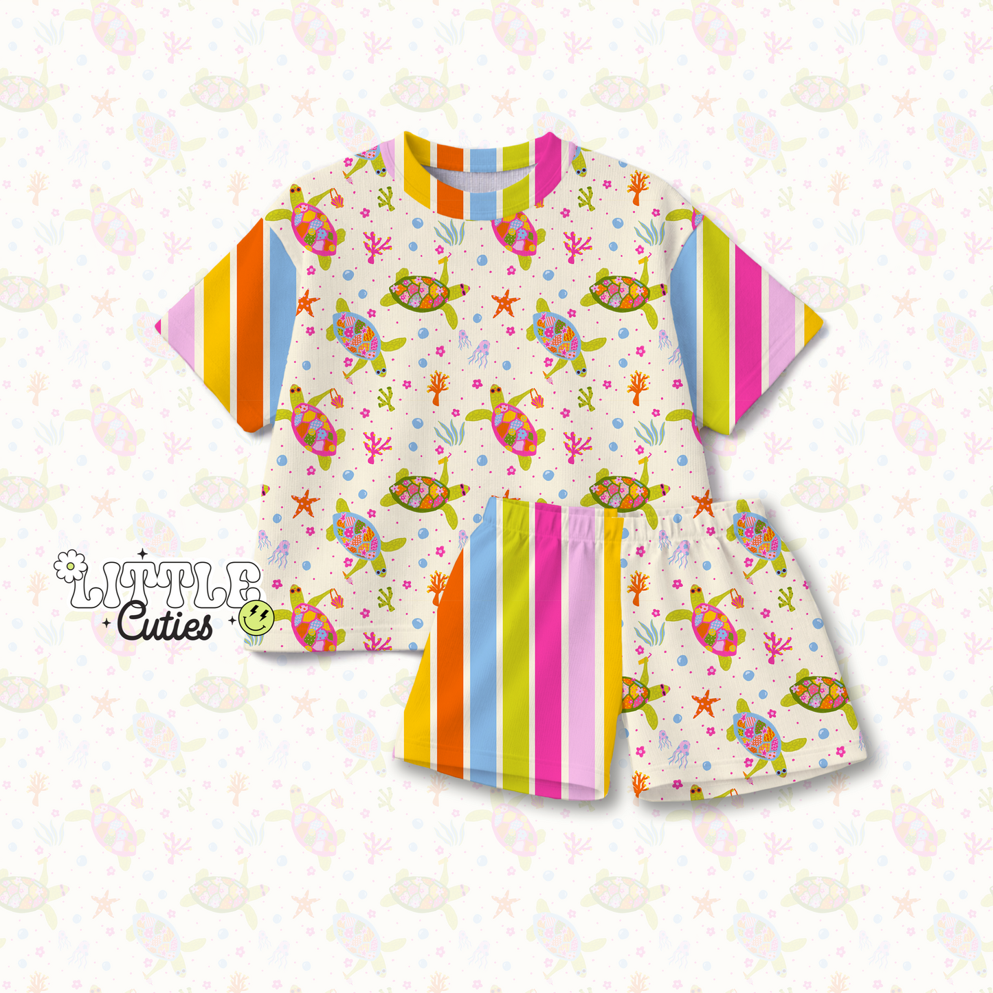 Pink Turtles - Comfy Set