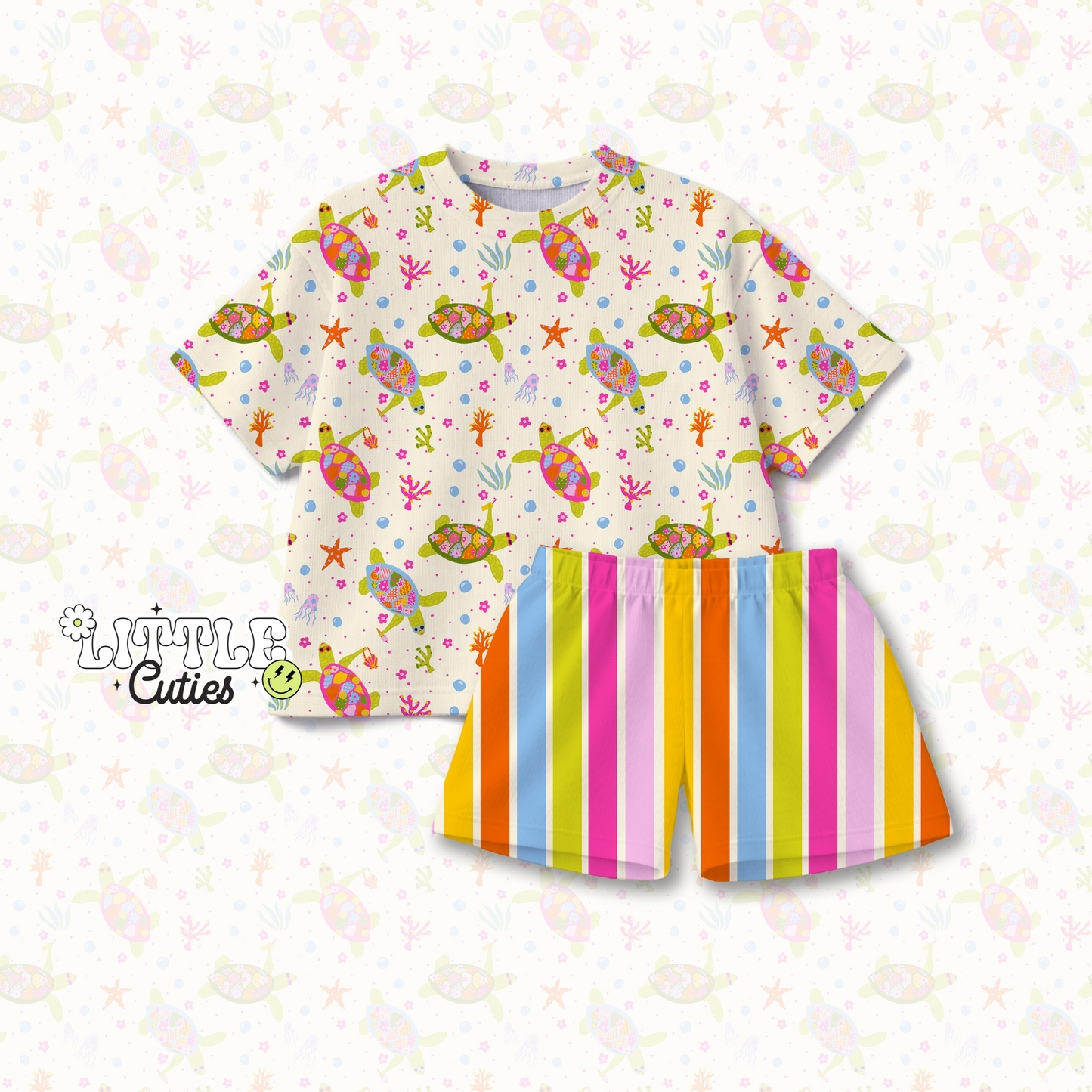 Pink Turtles - Comfy Set