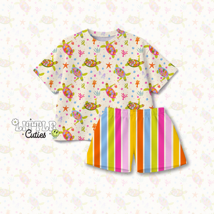 Pink Turtles - Comfy Set