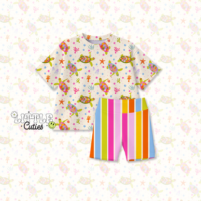 Pink Turtles - Comfy Set (bikers)
