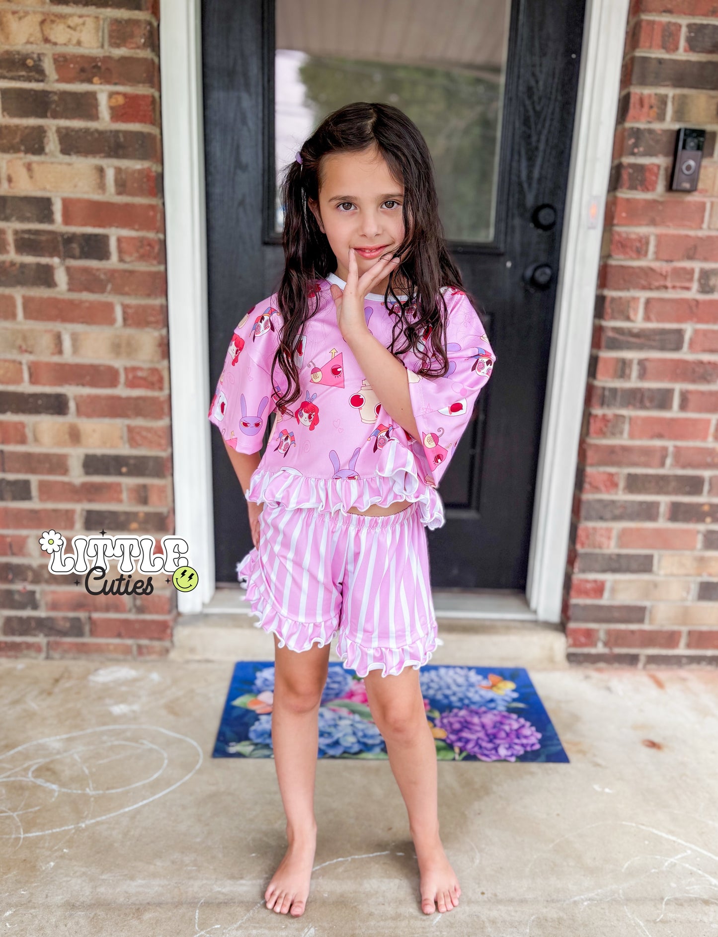 Circus - James Ruffle Tee + Lark Ruffle Shorts
