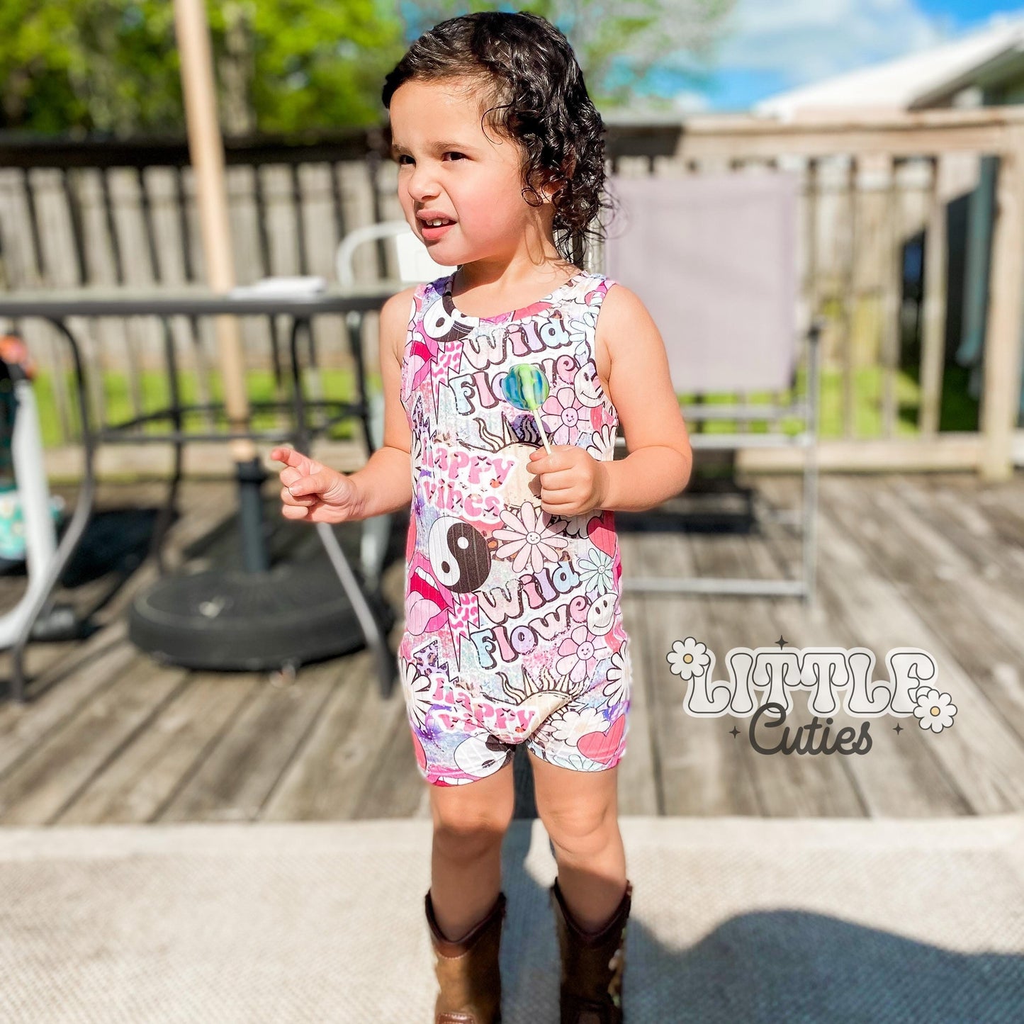 Happy Vibes Ollie Bodysuit