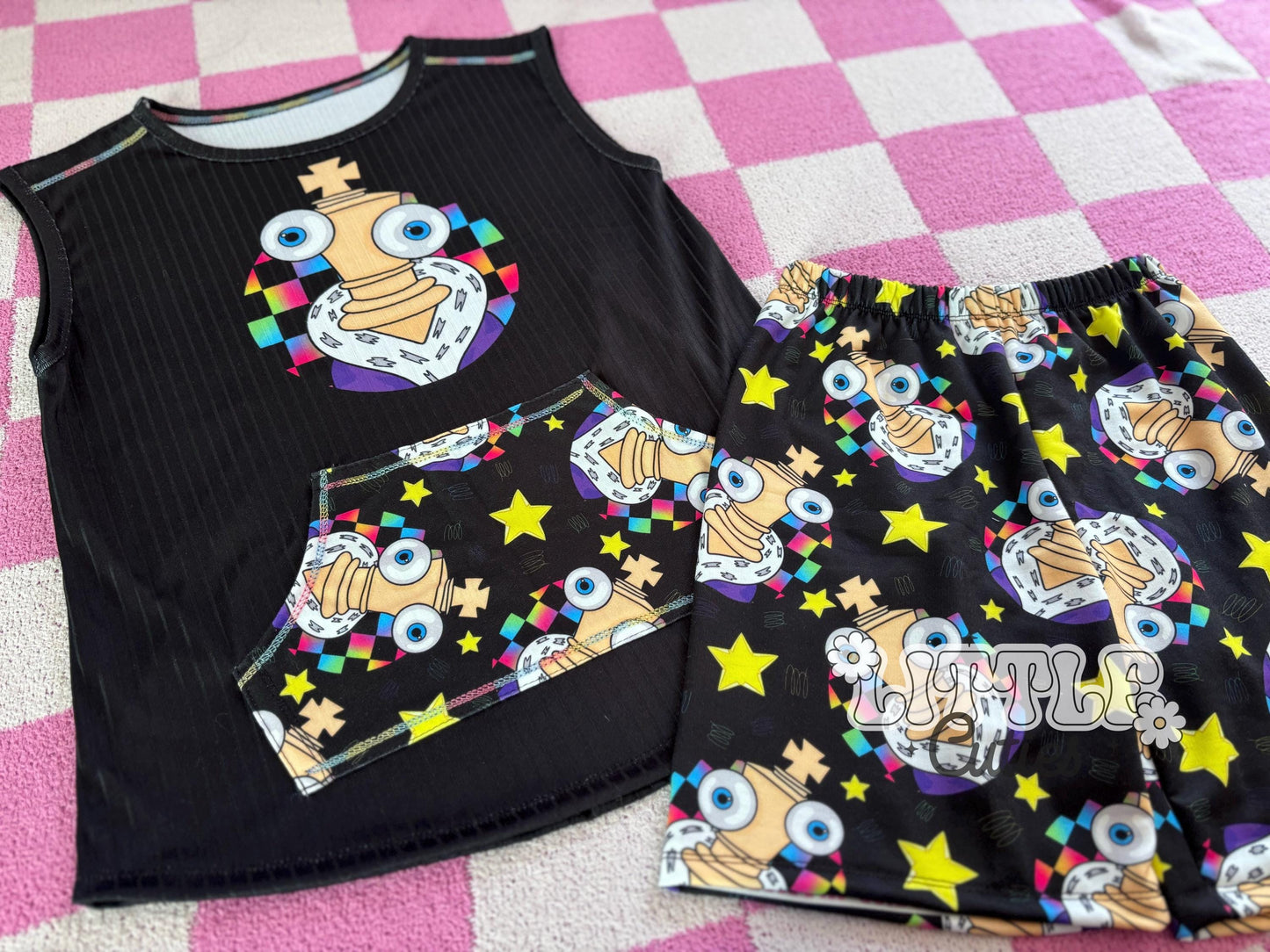 TADC King - Baggy Tank + Boy Shorts Set