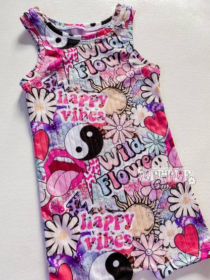 Happy Vibes Ollie Bodysuit