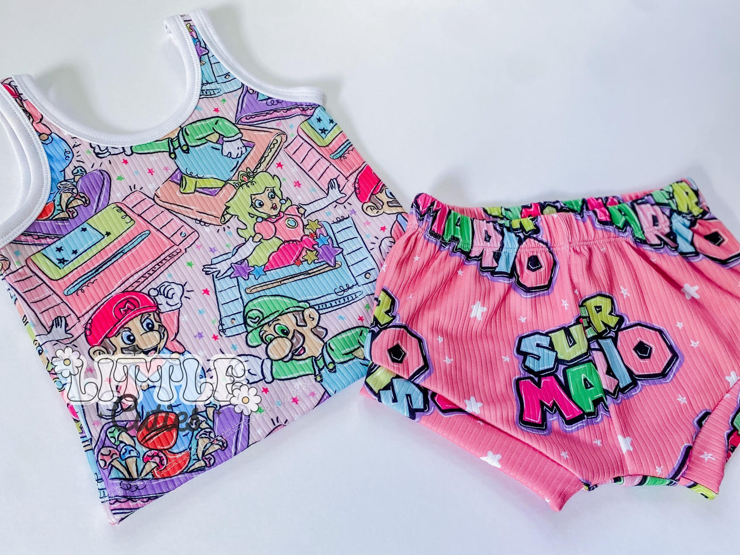 Pink Gamer - Cami + Shorties Set
