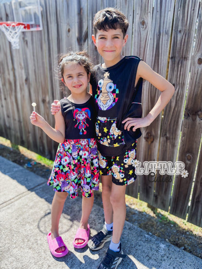 TADC King - Baggy Tank + Boy Shorts Set