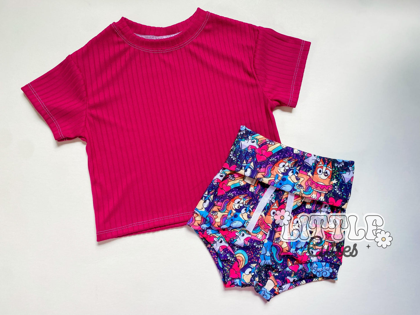 Party Heelers - Drop Tee + Lounge Shorties