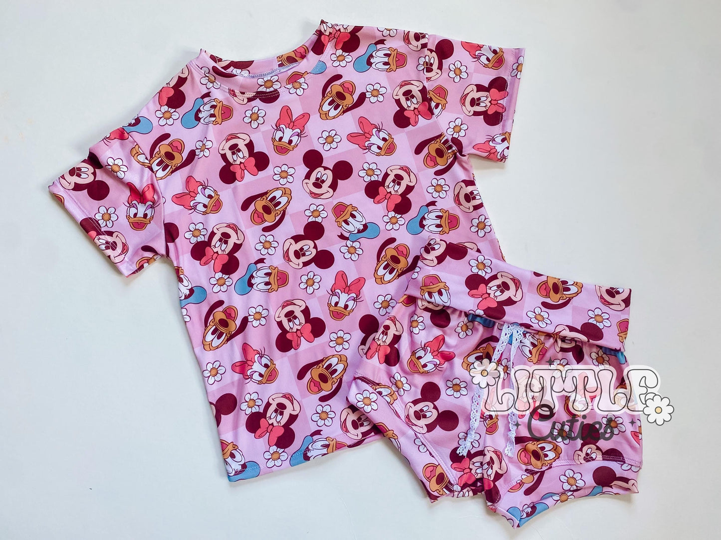 Pink Mouse Gang - Drop Tee + Lounge Shorties