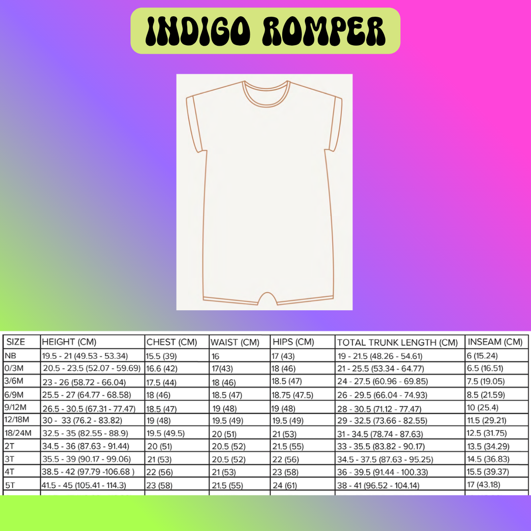 Neutral Froggies - Indigo Romper