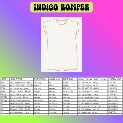 Neutral Froggies - Indigo Romper
