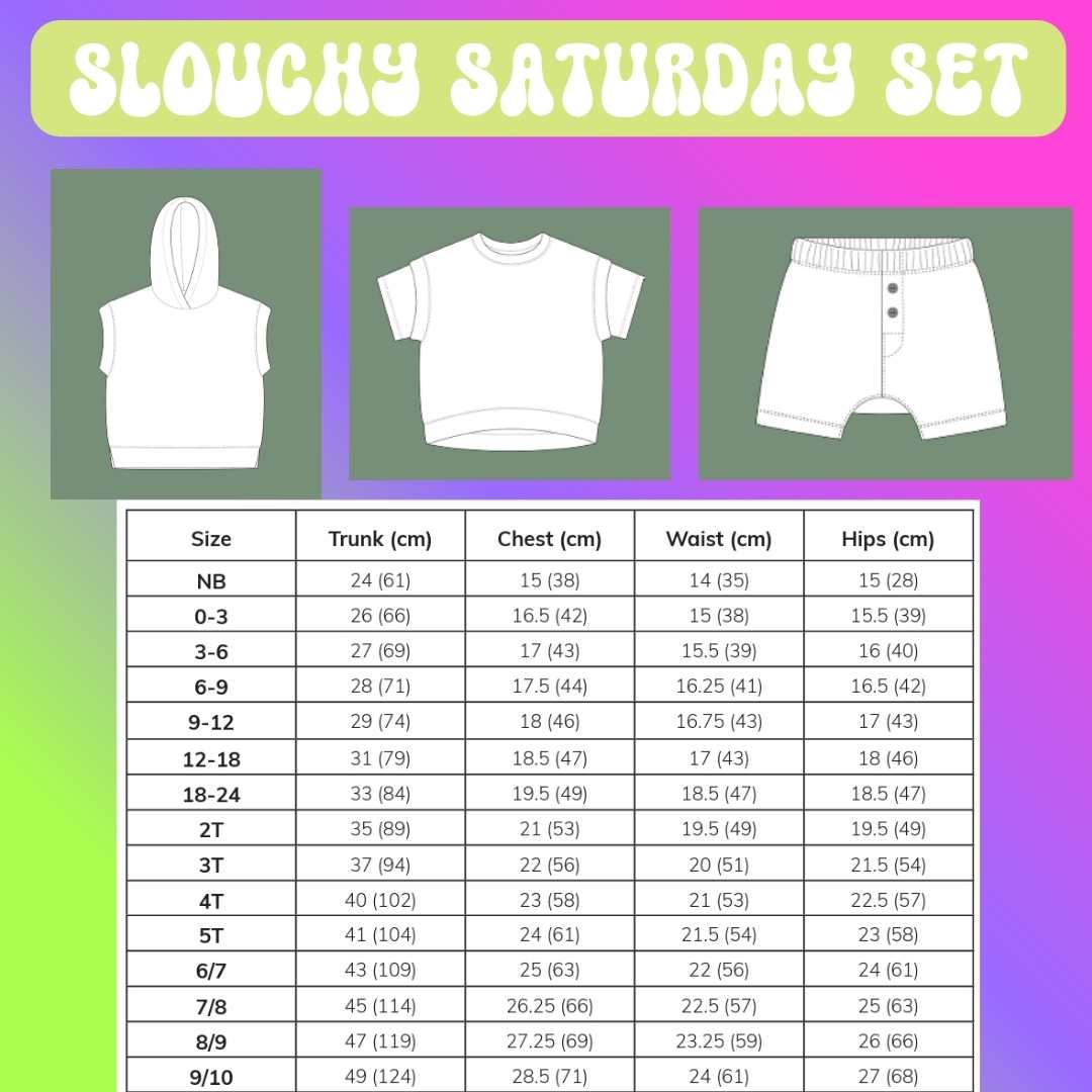 Smiley Slouchy Saturday Set