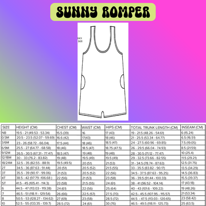 Colorblock Palms - Sunny Romper